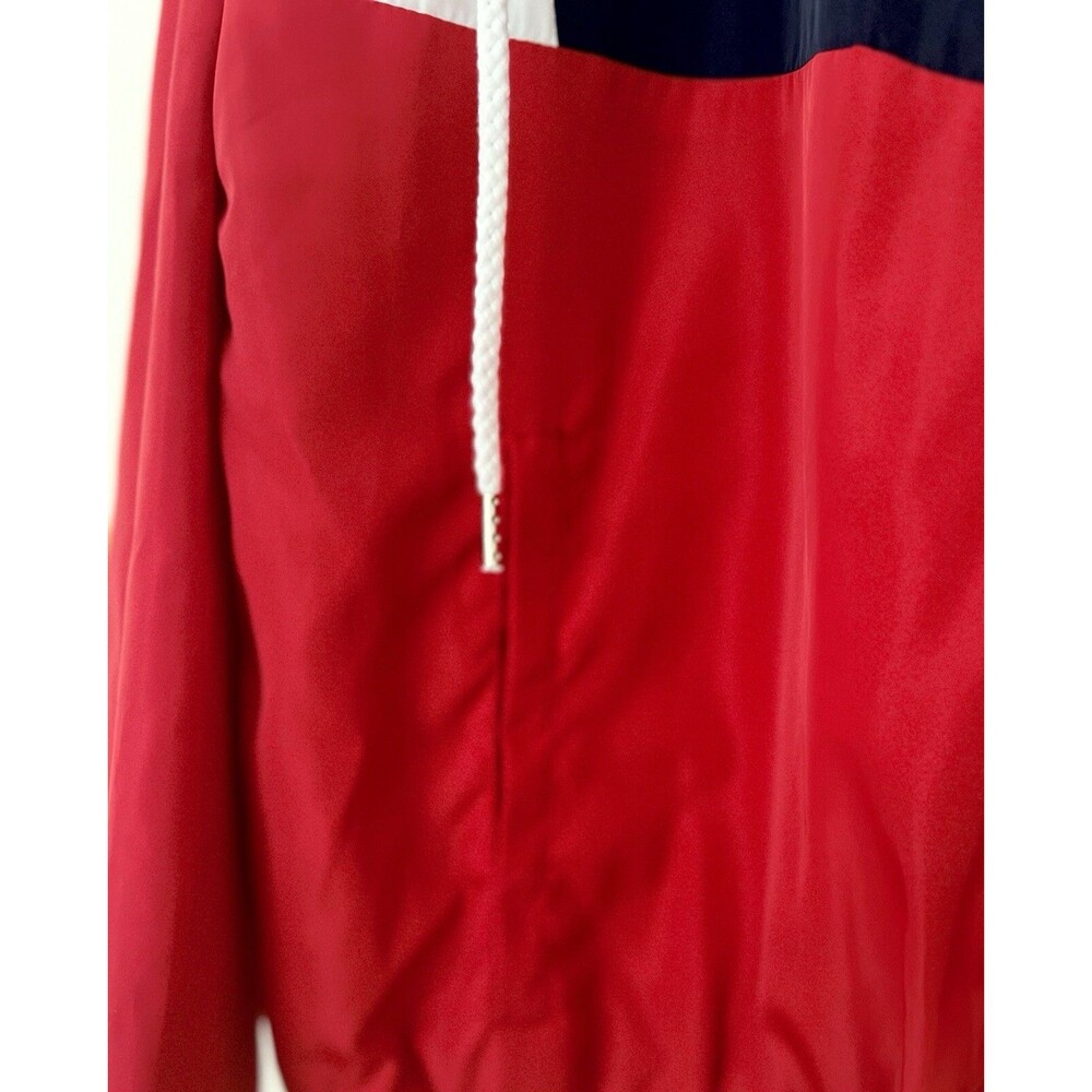 Outer Edge Women's White/Blue/Red Windbreaker Track Jacket Size L - Picture 5 of 8